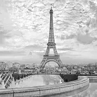 fotomural-paris-torre-eiffel-en-blanco-y-negro- 296153501